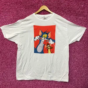 Cartoon Network Tom & Jerry Classic Cartoon Characters T-Shirt 2XL thumbnail 1