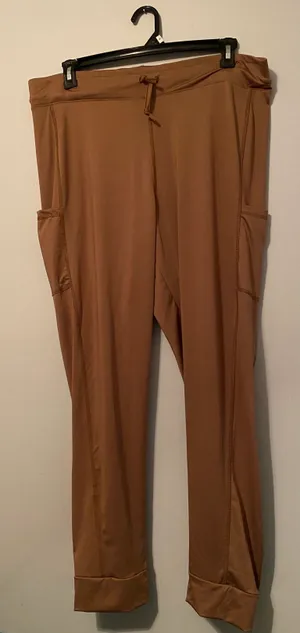 Take A Walk | Loose Pocket Casual Sweatpants Brown thumbnail 1