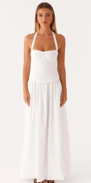 Peppermayo Exclusive - Cheryl Bustier Halter Top - White thumbnail 2