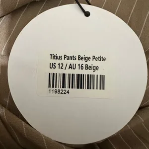 Princess Polly Titius Pants Beige Petite Size 12 thumbnail 8
