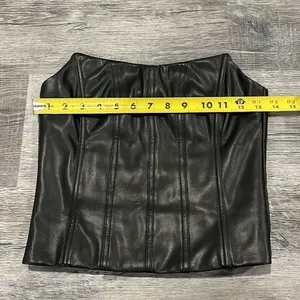 TIGER MIST CAYENNE LONGLINE TOP BLACK thumbnail 7
