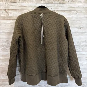 NWT‎ Young Fabulous Broke YFB Womens L Jacket Reversible Bomber Crop Army Green thumbnail 11