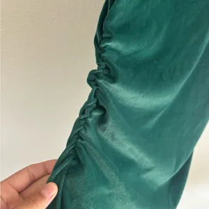 A New Day Sleeveless Dark Green Velvet Dress thumbnail 3