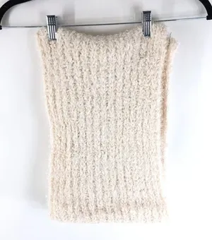 Steve Madden Womens Scarf Infinity Chunky Knit Ivory Soft 33x10 thumbnail 1