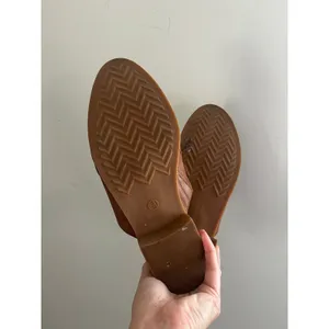 BP Leather Mules 6.5 Cognac Brown Maya Bootie Boho Chic Office Neutral Everyday thumbnail 7