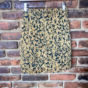 Zara Brown Black Animal Print Twisted-Front Mini Skirt Women's Size XS thumbnail 8