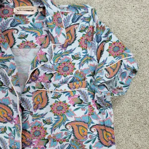 Soft Surroundings Harbor Orleans Pajamas Womens XS Floral Paisley Sleepwear thumbnail 15