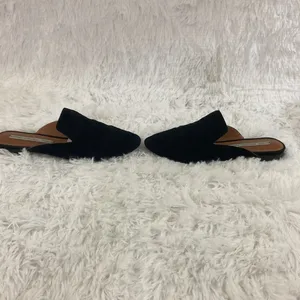 & Other Stories ,Women ,Black ,Suede Flat Loafers ,Mule ,Slippers.Size-7 thumbnail 3