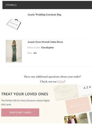 Azazie Erin Stretch Satin Dress Eucalyptus thumbnail 4