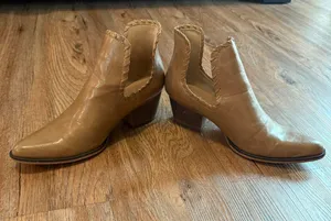 Leather Booties Size 10 thumbnail 2