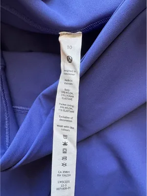 Lululemon Swift Speed With Pockets High Rise 28” Psychic Size 10 NWT thumbnail 6