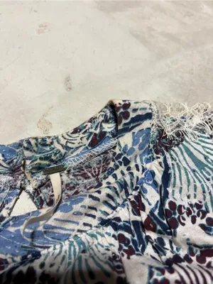 Free people Blue pattern Printed Long Sleeve Top medium thumbnail 8