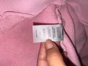 Boys Lie Hoodie No Smoke Without Fire Baby Pink thumbnail 7