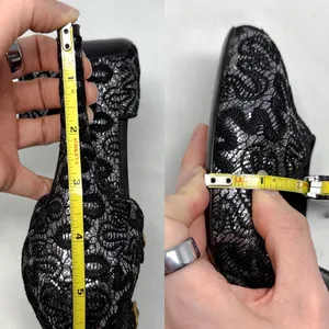 Dolce & Gabbana Vintage Y2K Embroidered Glitter Mary Jane Ankle Strap Heels 37.5 thumbnail 13