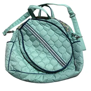 Cinda B. Tennis Tote Purely Peacock Quilted Crossbody Adjustable Sports thumbnail 1