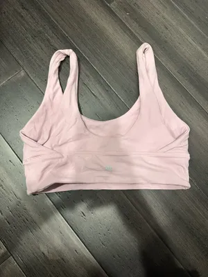 Lululemon baby pink bra thumbnail 2