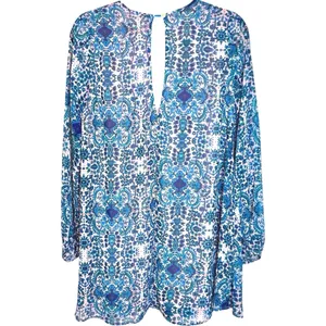 SHOW ME YOUR‎ MUMU Santorini Splash MICHELLE TUNIC Boho Mini Dress Small thumbnail 3