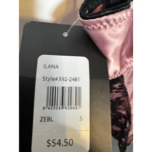 NWT Frederick's Of Hollywood Ilana Satin And Lace Pink Teddy Size Small S thumbnail 10