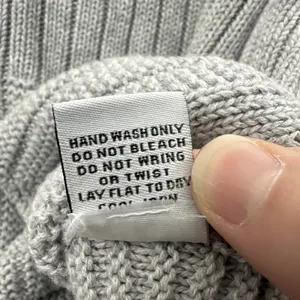 Habitat Clothes To Live In Roll Neck Knit Sweater Gray Lagenlook Women's Medium‎ thumbnail 6