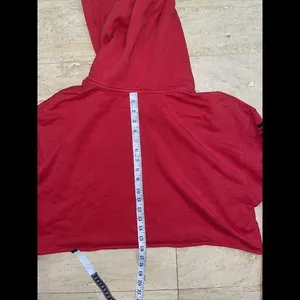 ADAPTATION Hollywood Forever Hoodie Womens Medium Cropped Crew‎ Neck Red thumbnail 9
