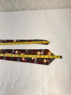 Peanuts Comic Vintage Silk Tie Unisex Snoopy Hollywood Salute Charlie Movie thumbnail 7