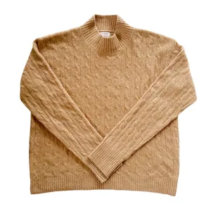 J. Crew Cable-Knit Mockneck Ultra Soft Sweater size Medium thumbnail 2
