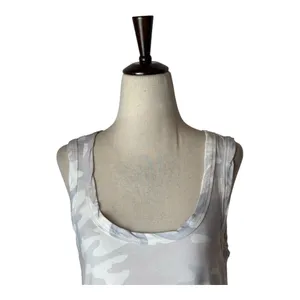 Z Supply Dress Women Medium Gray Camo Avery‎ Tank Mini NWT Athleisure Gorpcore thumbnail 4