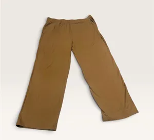 White Stag Womens M 8-10 Brown Wide Leg Pull On Stretch Pants Elastic Waist thumbnail 1