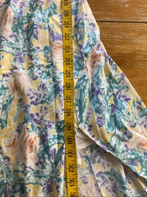 Astr The Label Gaia Floral Midi Flowy Strappy Sleeveless Slit Lined Dress XS thumbnail 7