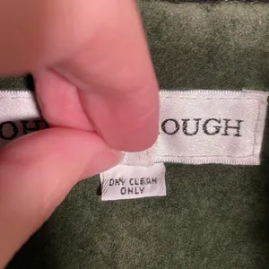 Vintage John Murrough Suede Coat Green Fur Collar Women's M 80s 90s‎ retro thumbnail 8