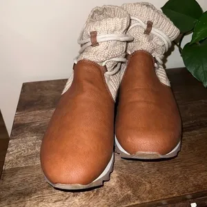 Merrell Alpine Pull On Knit Boot Womens 10.5 Tan Après Ski Cabincore Winter thumbnail 3