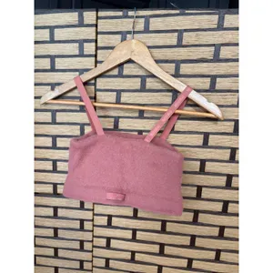 Gymshark Whitney Simmons Pink Eyelash Bandeau Bra Size‎ XS thumbnail 2