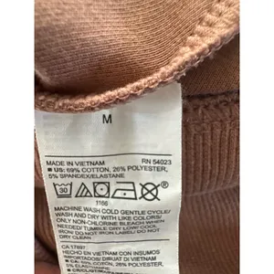 Old Navy Active Dynamic Fleece Quarter Zip Sweatshirt Mauve Brown Women's Medium thumbnail 8