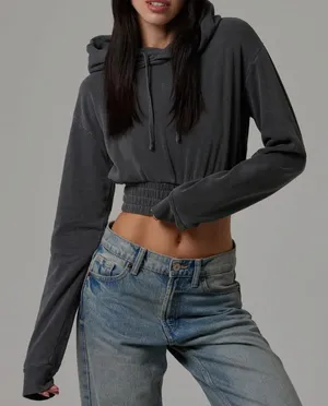 Talentless Boxing Hoodie Cropped thumbnail 3