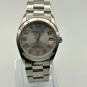 Kenneth Cole New York Silver-tone Stainless Steel Quartz Watch Working thumbnail 2