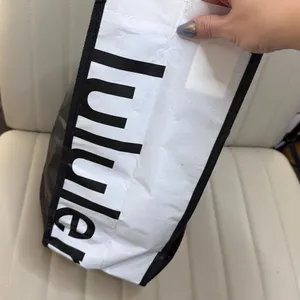 Lululemon Monochrome Tote Bag Storage Carry thumbnail 5