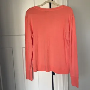 Athleta Sunrise V Neck Sweatshirt‎ Orange V Neck Pullover thumbnail 7