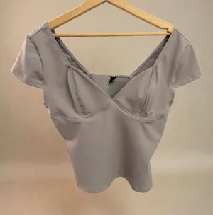 Queen Taupe Bustier Top with Sweetheart Neckline -‎ M thumbnail 1