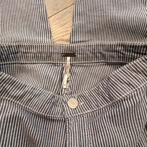 Free People Striped‎ High Waist Pants Size 25 Waist Belle Skinny Trouser Blue thumbnail 5