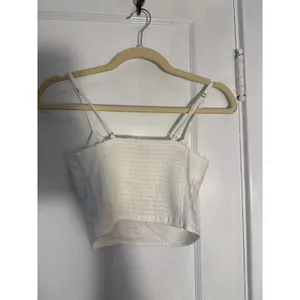 Abercrombie and Fitch White Cutout Crop Top Size XS thumbnail 3