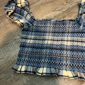 Love Shack Fancy Hersh‎ Plaid Crop Top Size Small thumbnail 5