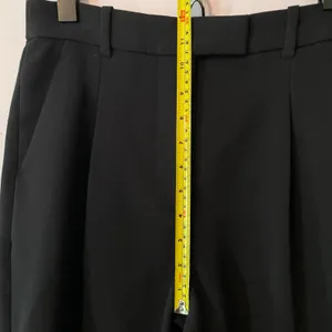 Abercrombie & Fitch Black Sloane Trouser Pants Wide Leg High Rise Women's 4 / 27 thumbnail 10