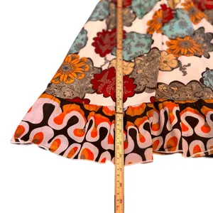 American Rag 100% Cotton Floral Above Knee Dress Small Retro Boho Tie Waist EUC thumbnail 13