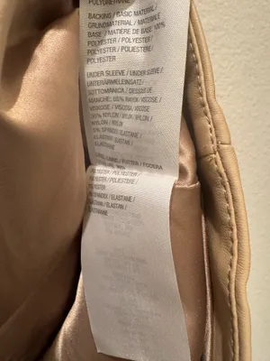 Gili Women’s Moto Jacket Tan Faux Leather Zip-Front Jacket thumbnail 6