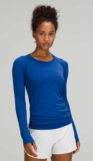 Lululemon Swiftly Tech Long Sleeve Shirt 2.0 Symphony Blue / Symphony Blue $78 thumbnail 1