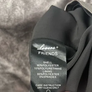 Lovers + Friends silver one shoulder mini dress size extra small thumbnail 6