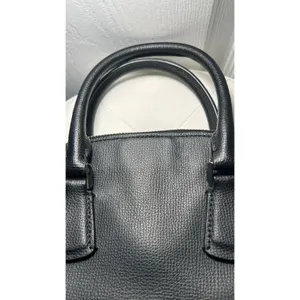 Kate Spade Black Pebbled Leather Dome Satchel Crossbody Bag Capsule‎ Purse thumbnail 5