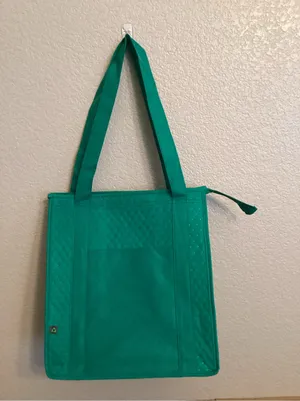 NWOT Thermal-Tote Teal-Colored Insulated Reusable Grocery Tote Bag thumbnail 1