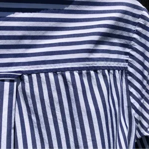 Heritage 1981 Medium Blue & White Striped Button Up thumbnail 8