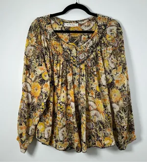 Free People We The Free Women’s Cool Meadow Long Sleeve Top Size S thumbnail 2
